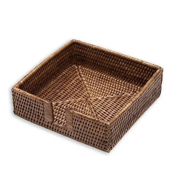 Best Marie Dumas Rattan Luncheon Napkin Holder