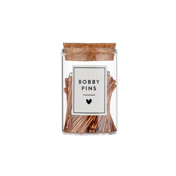 Cheap Marie Dumas Rose Gold Bobby Pins in Jar