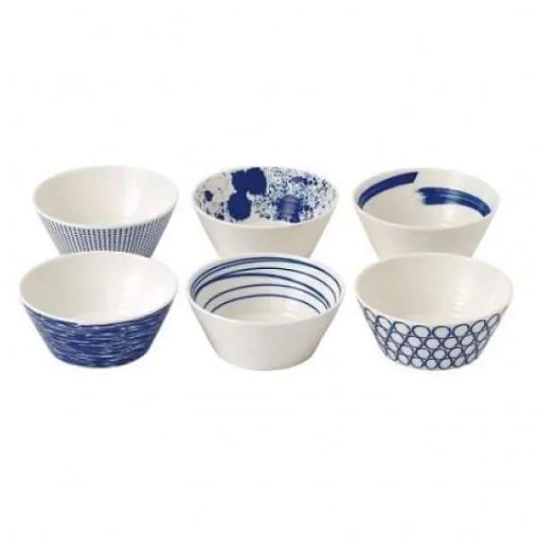 Clearance Marie Dumas Royal Doulton Pacific Set of 6 Tapas Bowls