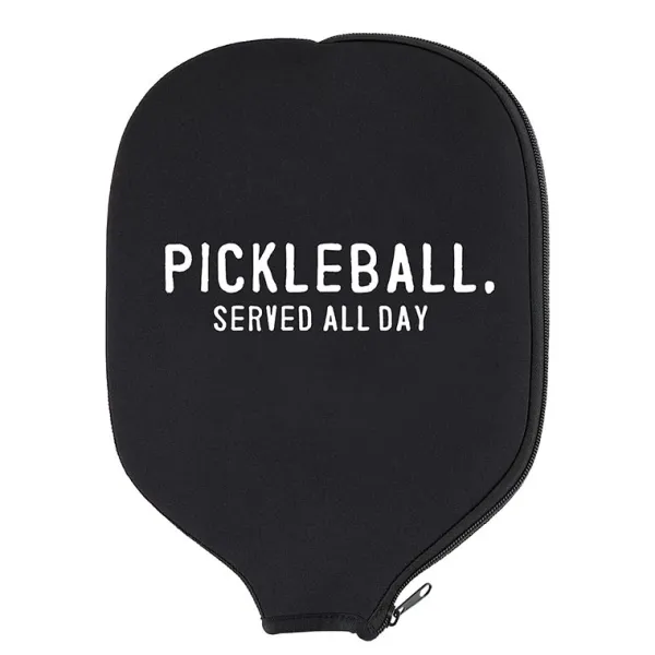 Fashion Marie Dumas Served All Day Pickleball Paddle Cover