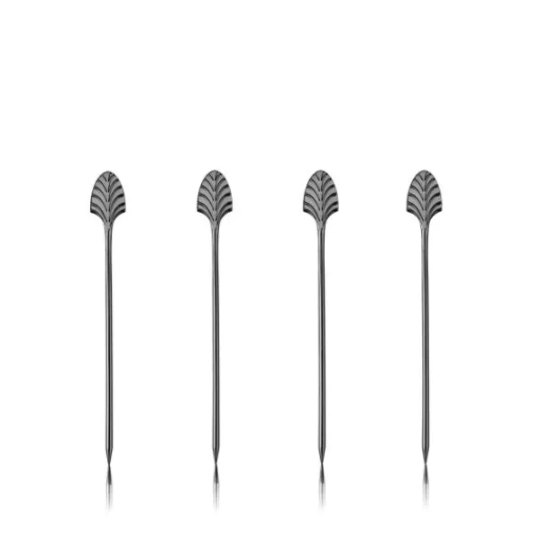 Clearance Marie Dumas Set of 4 Gunmetal Cocktail Picks