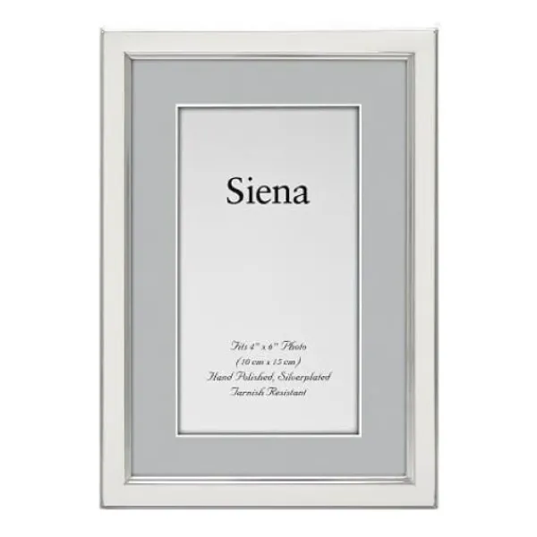 Best Sale Marie Dumas Siena Enamel White 8x10 Frame