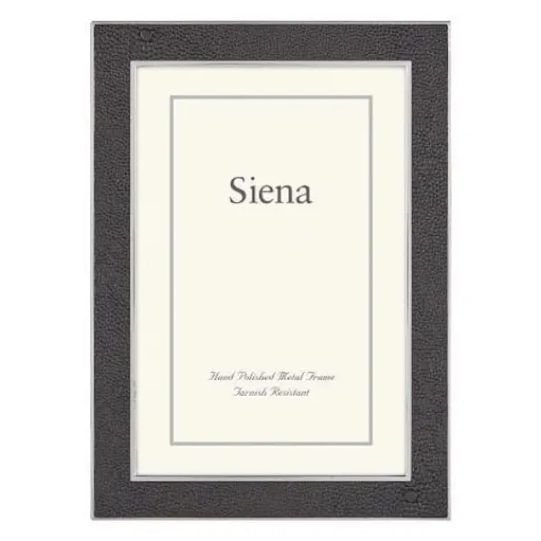 Shop Marie Dumas Siena Shagreen Black 5x7 Frame