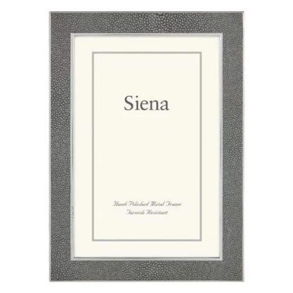 Clearance Marie Dumas Siena Shagreen Gray 5x7 Frame