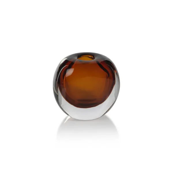 Cheap Marie Dumas Small Amber Glass Vase