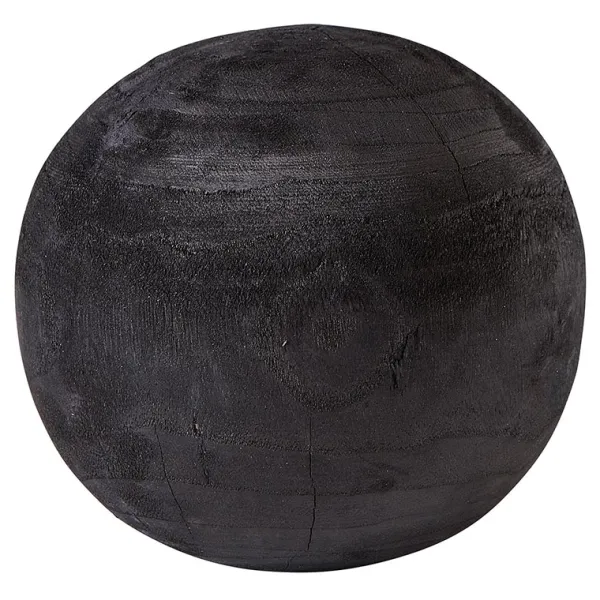 Discount Marie Dumas Small Black Wood Sphere