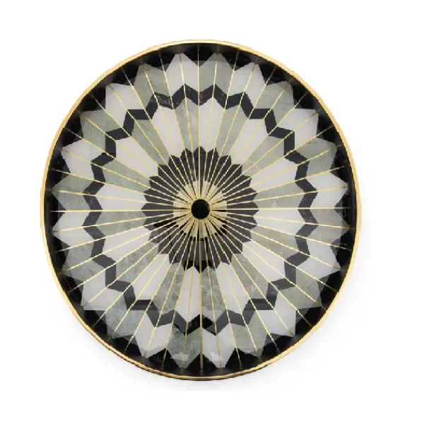 Sale Marie Dumas Small Round Mosaic Tray