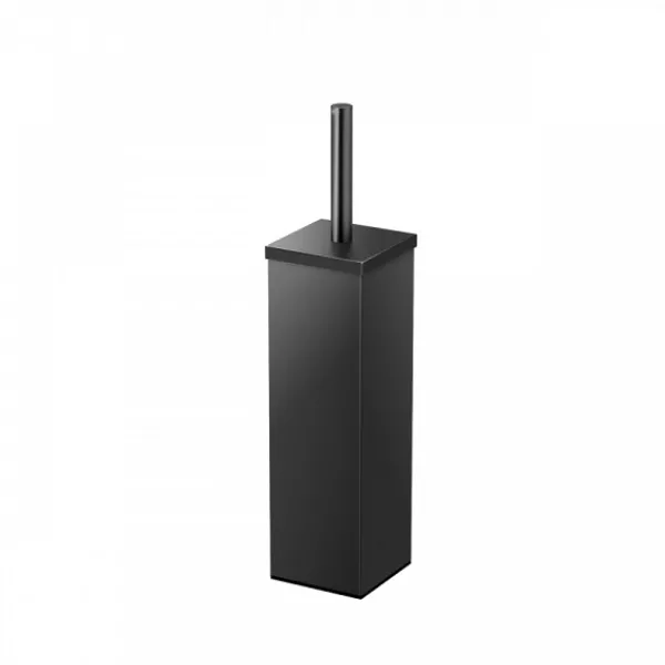 Hot Marie Dumas Square Matte Black Toilet Brush Holder