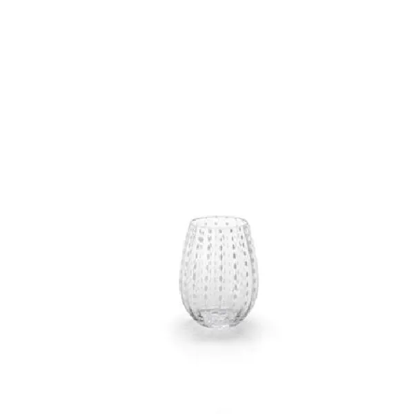 Discount Marie Dumas Stemless White Dot Glass