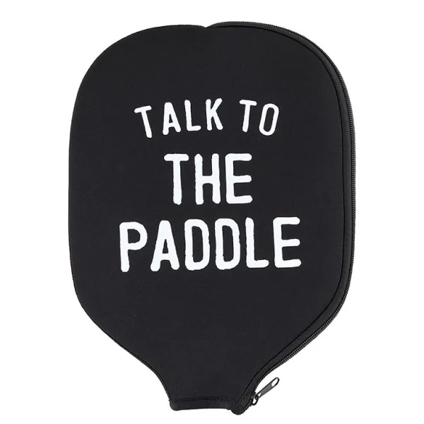 Cheap Marie Dumas Talk to the Paddle Pickleball Paddle Cover