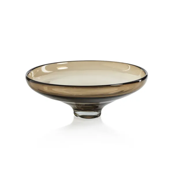 Best Marie Dumas Taupe Glass Bowl