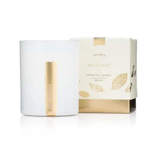 New Marie Dumas Thymes Goldleaf Candle