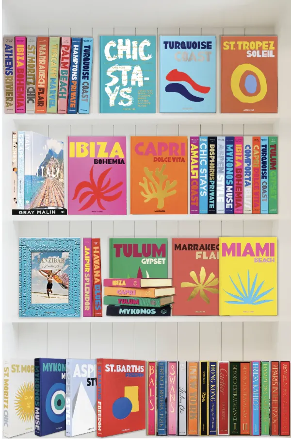 Store Marie Dumas Travel Books Wall Art