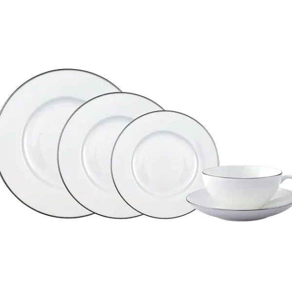 Best Sale Marie Dumas Villeroy & Boch Anmut Platinum 5 Piece Place Setting