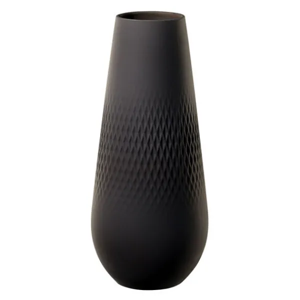 Clearance Marie Dumas Villeroy & Boch Black Carré Collier Vase - Tall