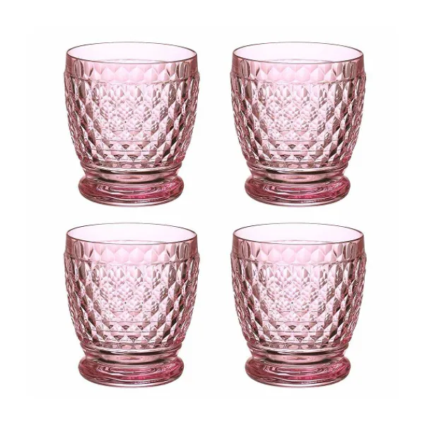 Flash Sale Marie Dumas Villeroy & Boch Pink Boston Set of 4 Water Glasses