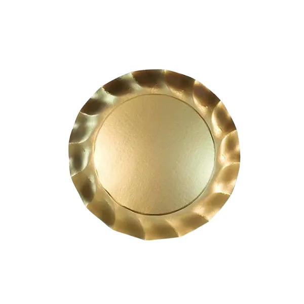 Flash Sale Marie Dumas Wavy Gold Salad Plates